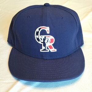 Colorado Rockies Patriotic Fitted Hat